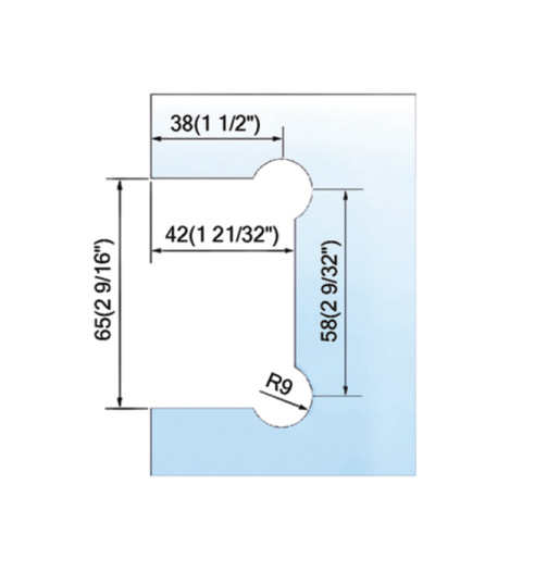 China Top Selling Standard Duty Shower Hinges Wall to Glass 90 Degree Shower Door Hinge L-2116