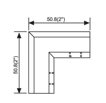 Shower Door Header Kits Accessories 90 Degree Shower Hardware L-2796