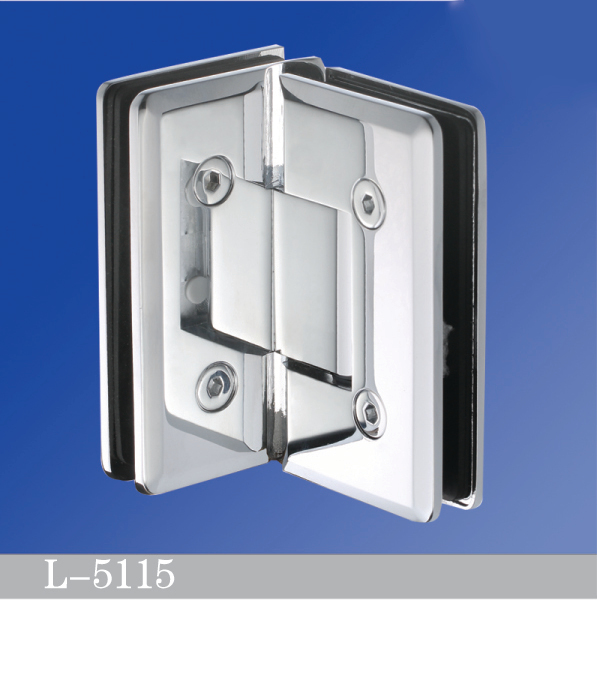 Heavy Duty Shower Hinges Glass To Glass For Glass Bathroom Door 90 Degree L-5115