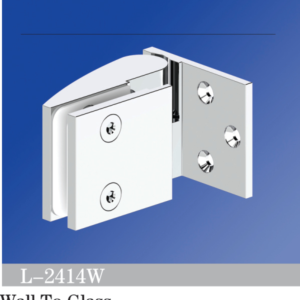 Standard Duty Shower Hinges Wall to Glass Shower Hinge L-2414W