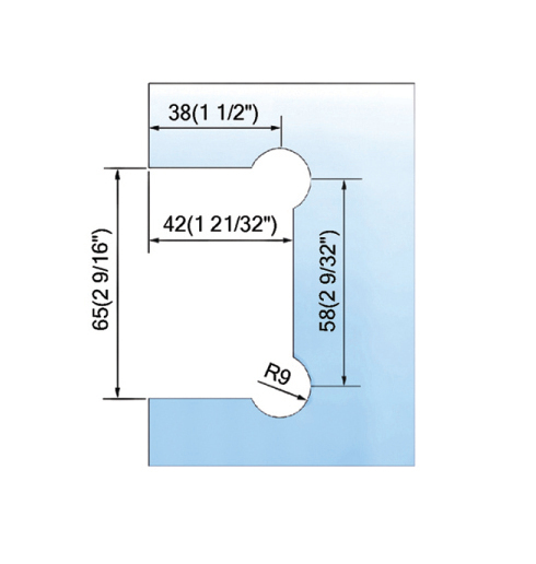 Standard Duty Shower Hinges Wall Mount Door Hinge Bathroom Accessories L-2196