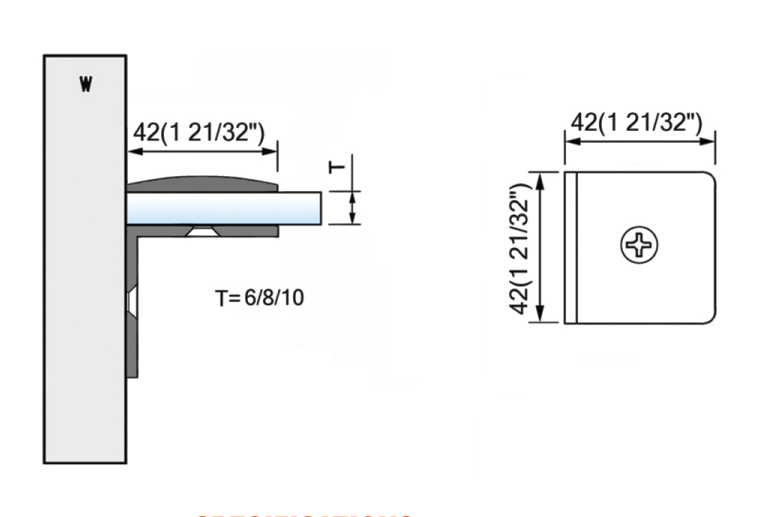 Beveled Edge Shower Glass Clamps Wall To Glass Brass Glass Connector L-2622