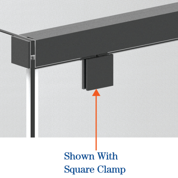 Aluminium Sliding Door System Shower Hardware Glass Door Rail System S016