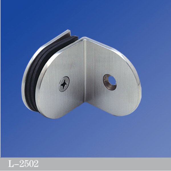 Stainless steel Shower glass clamps 90° Wall to Glass L-2502