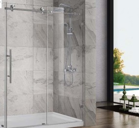 How to Replace Sliding Glass Doors with Shower Curtains