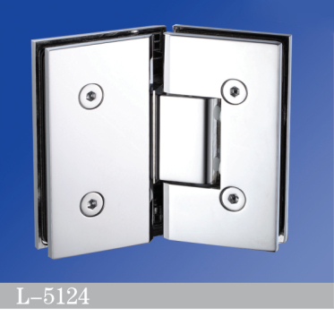 Heavy Duty Shower Hinges Wall Mount For Glass Shower Door 90 Degree L-5124