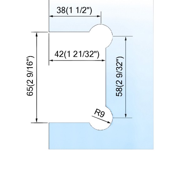 Standard Duty Shower Hinges L-2121