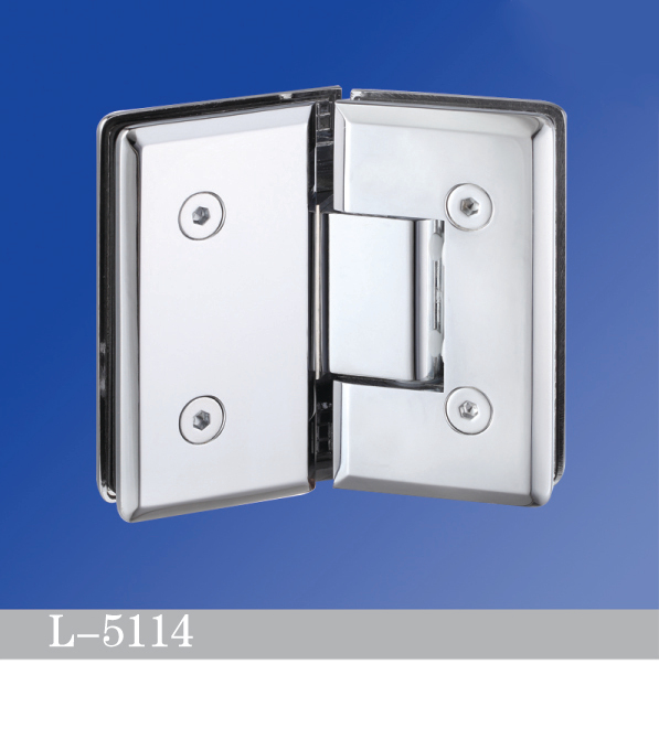 Heavy Duty Shower Hinges Glass To Glass For Glass Bathroom Door 135 Degree L-5114