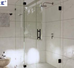Heavy duty shower hinges in bathrooms