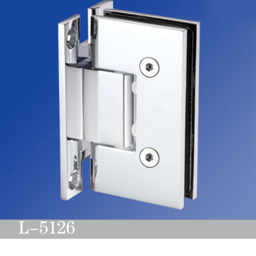 Heavy Duty Shower Hinges Wall Mount For Glass Shower Door 90 Degree L-5126