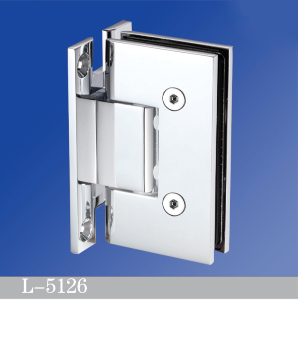 Heavy Duty Shower Hinges Wall Mount For Glass Shower Door 90 Degree L-5126