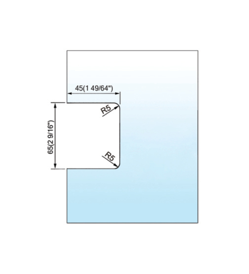 China Manufacturing Standard Duty Shower Hinges Wall Mount Glass Clamp Full Back Plate Factory Price L-2111W