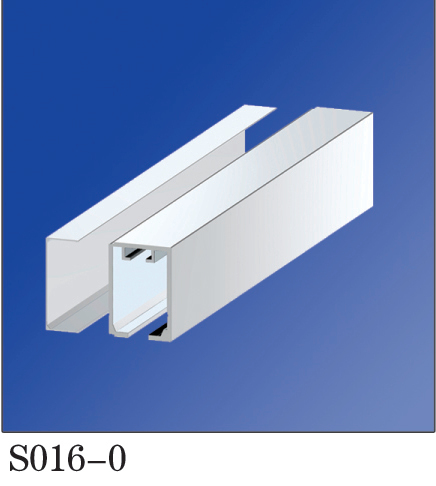 Aluminium Sliding Door System Shower Hardware Glass Door Rail System S016