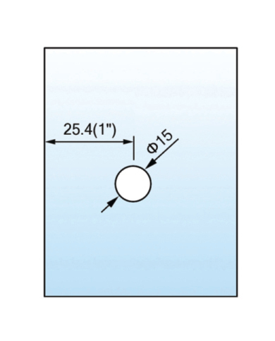 Stainless steel Shower glass clamps 90° Wall to Glass L-2502