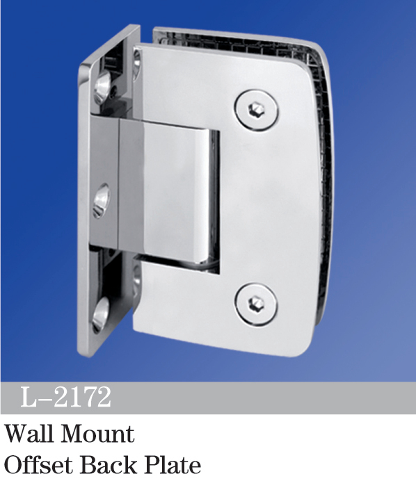 Standard Duty Shower Hinges Wall Mount Offset Back Plate L-2172