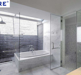 Why there is no ceiling for the shower room?