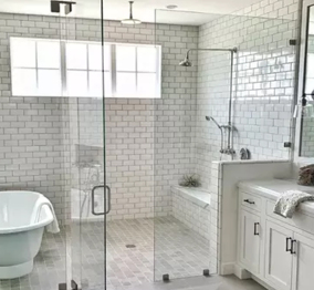 Selection of Top and Bottom Shower Hinges