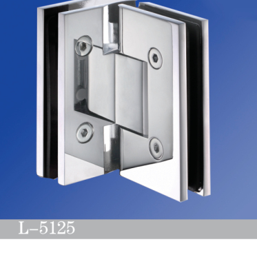 Heavy Duty Shower Hinges Wall Mount For Glass Shower Door 90 Degree L-5125