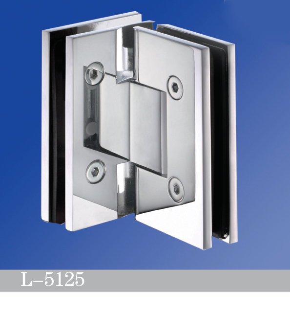 Heavy Duty Shower Hinges Wall Mount For Glass Shower Door 90 Degree L-5125