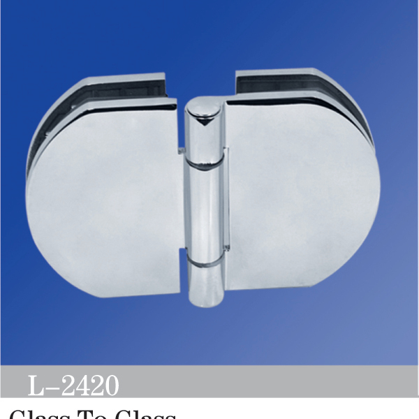 Standard Duty Shower Hinges Glass to Glass Shower  Hinge L-2420