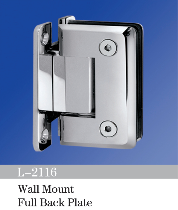 China Top Selling Standard Duty Shower Hinges Wall to Glass 90 Degree Shower Door Hinge L-2116