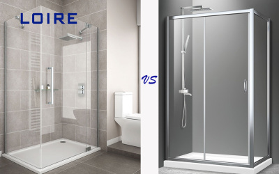 Choosing framed or frameless shower door?