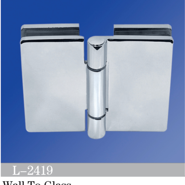 Standard Duty Shower Hinges Wall to Glass Wall Shower Door Hinge L-2419