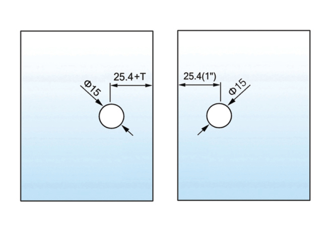 Beveled Edge Shower Glass Clamps Glass To Glass 90 Degree L-2615