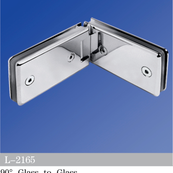 Standard Duty Shower Hinges 90° Glass-to-Glass L-2165