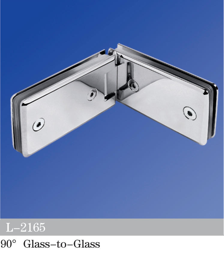 Standard Duty Shower Hinges 90° Glass-to-Glass L-2165