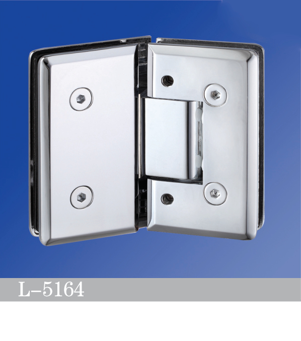 Adjustable Heavy Duty Shower Hinges Wall Mount For Glass Shower Door 90 Degree L-5164