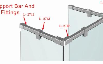 How Square Shower Support Bars Enhance Frameless Glass Shower Safety
