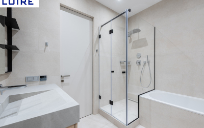 Why are sliding shower glass doors difficult to open and close properly?