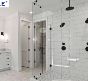 Various shower enclosure types for small bathrooms