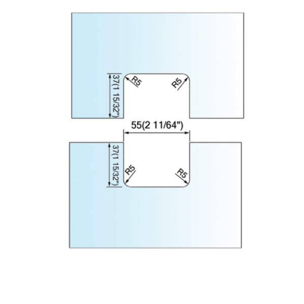 Pivot Shower  Hinges Glass to Fixed Transom Mount Glass Door Hinge China Supplier L-2312