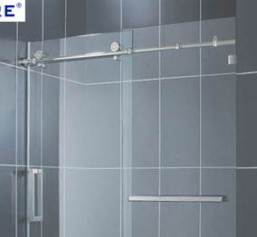 Glass shower door kit parts