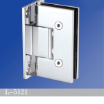 Heavy Duty Shower Hinges Wall Mount For Glass Shower Door 90 Degree L-5121