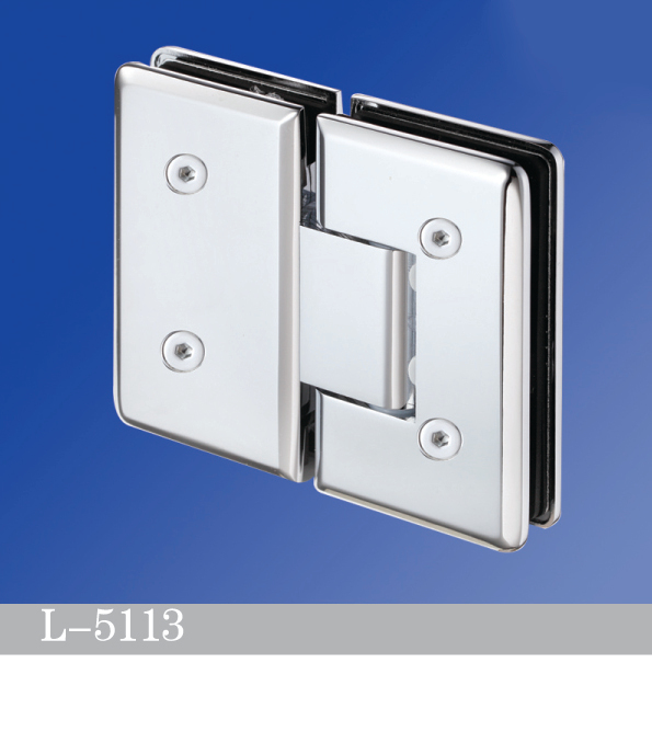 Heavy Duty Shower Hinges Glass To Glass For Glass Bathroom Door  L-5113