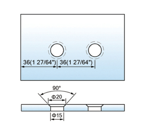 Lift Shower Hinges Shower Cabin Accessories Door Hinge L-2402WL