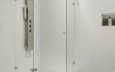 Why glass clamps can be used for fixed panel shower?