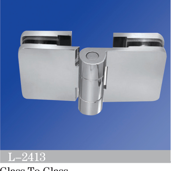 Standard Duty Shower Hinges Glass to Glass Shower  Hinge L-2413