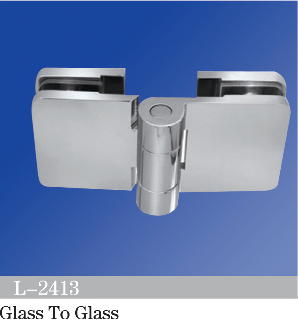 Standard Duty Shower Hinges Glass to Glass Shower  Hinge L-2413