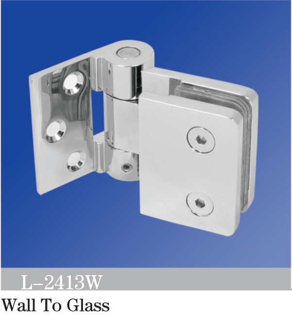 Standard Duty Shower Hinges Wall to Glass Shower Hinge L-2413W