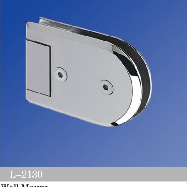 Wall Mount Standard Duty Shower Hinges Wall to Glass Clamp L-2130