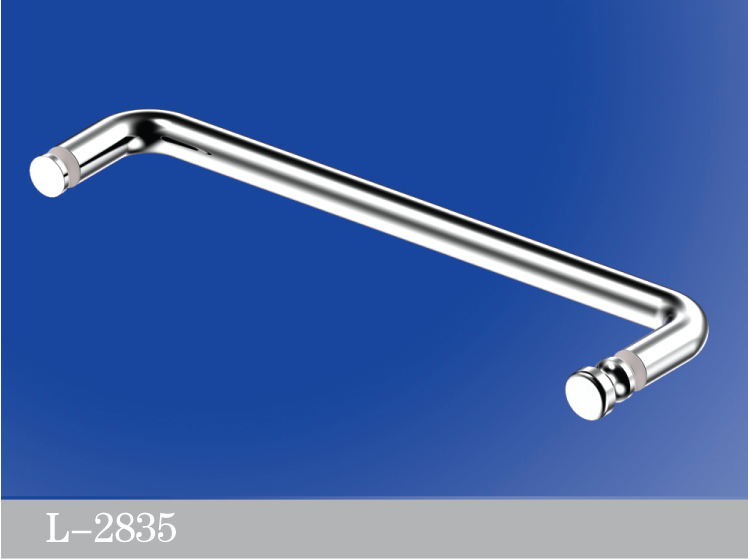 Single Side Frameless Glass Door Towel Bars Bathroom Accessories L-2835