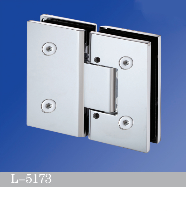 Adjustable Heavy Duty Shower Hinges Wall Mount For Glass Shower Door 90 Degree L-5173