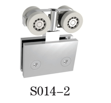 Aluminium Sliding Door Shower Hardware Bathroom Door Fittings S014