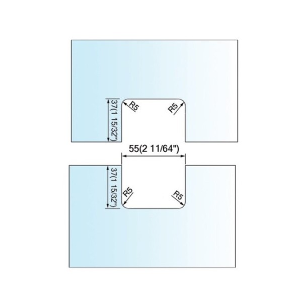 Pivot Shower  Hinges Glass to Fixed Transom Mount Bathroom Glass Door Hinge Shower Hardware L-2342