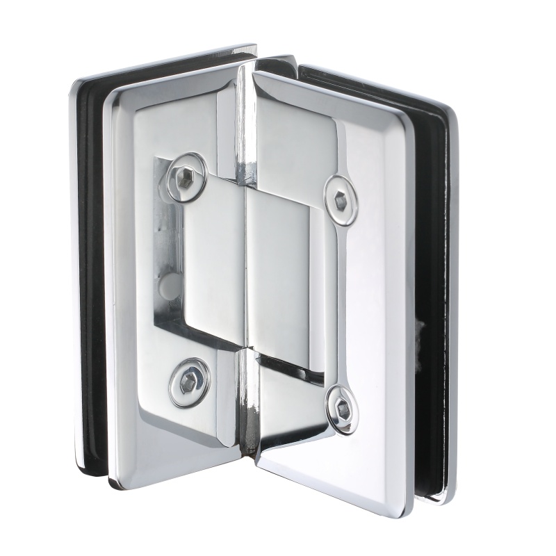  Heavy Duty Glass to Glass 90 degree Shower Hinges L-5115