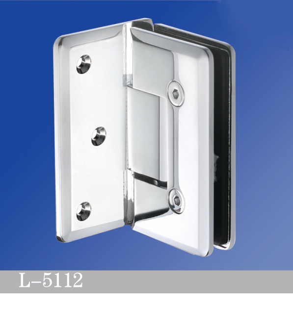 Heavy Duty Shower Hinges Wall Mount For Glass Bathroom Door  L-5112